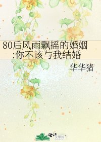 《80后风雨飘摇的婚姻:你不该与我结婚》