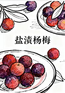 盐渍杨梅